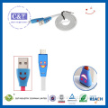 C&T Noodle Flat Smile Face LED Light USB Cable, for USB LED Cable, for USB Cable LED